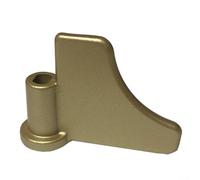 Sawhamale Lame de pétrissage en alliage d'aluminium pour machine à pain - Pièce de rechange légère - Compatible avec divers modèles de machine à pain domestique pour une pâte uniforme (doré)