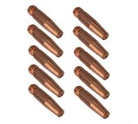 Sawhamale Lot de 10 buses de soudage à pointe conique 11T-30 pour Lincoln MIG, buse de gaz en alliage de cuivre de rechange pour soudure 200 A, diamètre de fil standard