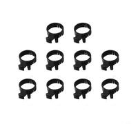 Sawhamale Lot de 10 pinces solénoïdes de rechange pour systèmes d'irrigation HydroRain - Pièce 236239 - Composant de réparation de valve - Accessoire d'arrosage en plastique noir pour jardin, cour