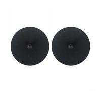 Sawhamale Lot de 2 disques en caoutchouc pour machine à expresso, insert de nettoyage pour porte-filtres standard, compatibles avec les tailles de 50 mm et 57 mm, noir (50 mm)