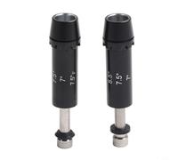 Sawhamale Lot de 2 manchons adaptateurs d'arbre de golf .335 pour conducteurs Cobra F6 F7 F8, insert de tuyau en alliage d'aluminium avec angles de loft réglables de 7 à 12 degrés, pièces de