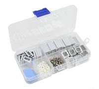 Sawhamale Lot de 30 dissipateurs thermiques en aluminium TO-220 et kit de montage pour transistors MOSFET et circuits intégrés d'alimentation, comprend des vis, des rondelles et des coussinets en