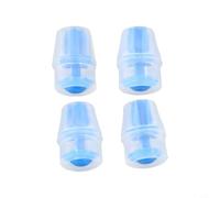 Sawhamale Lot de 4 gaines de rechange en silicone pour poche à eau, embout buccal compatible avec la plupart des valves en plein air, camping, randonnée, cyclisme et course à pied (bleu)