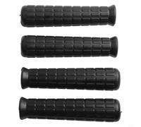 Sawhamale Lot de 4 poignées de Rechange en Caoutchouc pour brouette de Jardin, brouette, Diable et Camion Noir Diamètre intérieur 30 mm 114 x 20 mm