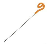 Sawhamale Maillet sonore en silicone pour jeu de gong et guérison du son, outil de simulation de bruit de méditation, noir, bleu, gris, vert, orange, 22,5 cm (orange)