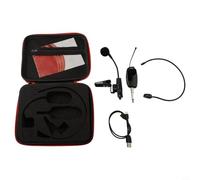 Sawhamale Microphone d'instrument sans fil pour saxophone trompette Erhu Clarinette UHF 2,4 G Récepteur émetteur avec clip Batterie rechargeable pour spectacle en direct église (1 en 1 pour saxo)