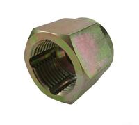 Sawhamale Outil de nettoyage de filetage de robinet 05265 avec adaptateur de douille de 3/8" pour entretien extérieur du robinet et du tuyau, acier au carbone avec finition plaquée or pour enlever le