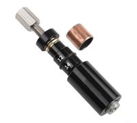 Sawhamale Outil d'installation de bague d'amortisseur arrière de vélo pour DU avec adaptateurs de 12 mm et 12,7 mm en alliage d'aluminium et acier inoxydable M6 x 90 mm avec bague de rechange de 14 mm