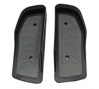 Sawhamale Paire de pédales elliptiques de rechange en plastique texturé antidérapant pour équipement de fitness, 39,5 x 16 cm avec espacement des trous de 180 mm, accessoires de gym légers à domicile