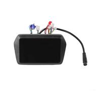 Sawhamale Panneau d'affichage LED de rechange pour scooter électrique Kukirin A1, instrument ABS avec lecture claire de la batterie, noir, 11 x 6,8 cm