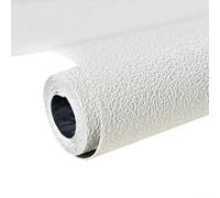 Sawhamale Papier peint autocollant en vinyle texturé imitation lin pour chambre à coucher, cuisine, salle de bain, salon, armoire - 40 x 2 cm (vert)