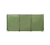 Sawhamale Paravent de camping, coupe-vent d'extérieur portable pour randonnée, pique-nique, plage, abri résistant au feu avec tiges de soutien, barrière de protection solaire et sable, vert