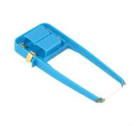 Sawhamale Petit coupe-mousse électrique à fil chaud pour loisirs créatifs avec aiguille en acier inoxydable 30 mm d'épaisseur Bleu à piles