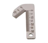 Sawhamale Pied à coulisse chanfreiné en acier inoxydable de 0 à 15 mm pour une mesure précise de l'angle intérieur et extérieur pour ingénieurs, charpentiers, bricolage, traitement du verre