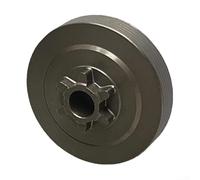 Sawhamale Pignon de tambour d'embrayage pour tronçonneuse compatible avec CS1700 CS3700 CS4200 ZOMAX ZM-4000 ZM40 Pièce de rechange en métal pour réparation d'équipement électrique extérieur (6 dents)
