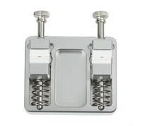 Sawhamale Pince de table de soudage réglable pour bricolage et utilisation professionnelle - Alliage d'aluminium + pince double en faïence - Ouverture maximale de la mâchoire de 11 mm - 67,5 x 77,9 mm