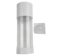 Sawhamale Porte-gobelet jetable mural automatique pour cuisine, salle de bain, chambre à coucher, haute capacité pouvant contenir 40 à 45 tasses, construction en plastique, noir/blanc (blanc)