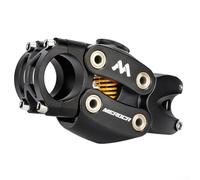 Sawhamale Potence de guidon de vélo à suspension réglable en alliage d'aluminium avec réduction des vibrations à quatre maillons et ressorts remplaçables compatible avec Bik