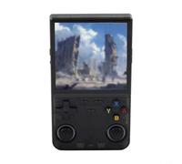 Sawhamale R36 Ultra Console de jeu portable avec 128 Go de stockage, écran HD de 10,2 cm pour jeux rétro, construction ABS, design portable compact, noir (blanc)