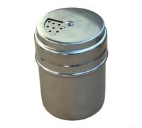 Sawhamale Shaker à épices rotatif en acier inoxydable avec couvercle multi-ouverture pour une distribution précise d'assaisonnement, flacon distributeur de poudre compact pour le rangement du comptoir