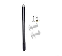 Sawhamale Stylet et support clip pour Skylight Calendrier 15 pouces Double pointe Touch Pen avec support flexible Stylet métallique blanc Stylet inclus Mesh de rechange et embouts disque pour