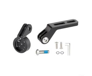 Sawhamale Support de montage pour selle de vélo en alliage d'aluminium avec adaptateur d'extension et boulons en acier inoxydable, compatible avec RN120 pour une visibilité et une sécurité maximales D