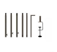 Sawhamale Support de tringle de table réglable en métal pour centres de table de mariage, support décoratif robuste à suspendre avec sac de transport et attaches, cadre de support pour arche de