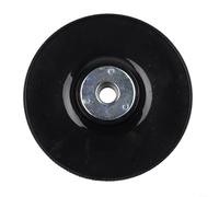 Sawhamale Support pour meuleuse d'angle pour disques en fibre de résine de 11,4 cm, 12,7 cm, avec filetage 5/8-11 en spirale et écrou de verrouillage pour polissage du métal et du bois (12,7 cm B)