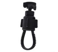 Sawhamale Support réglable en caoutchouc pour phare avant de vélo Garmin 122 mm Noir