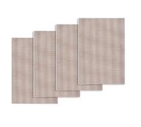 Sawhamale Tapis de barbecue PTFE antiadhésif réutilisable résistant à la chaleur feuilles de cuisson pour barbecue à gaz, charbon de bois et grills électriques en maille de fibre de verre (marron, 36