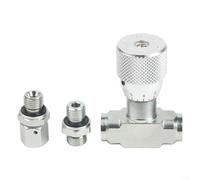 Sawhamale Vanne d'accélérateur bidirectionnelle avec connecteur 08L en acier au carbone contrôle du débit hydraulique pour systèmes de tuyauterie STB-G1/4 G3/8 NPT à filetage femelle 5800 PSI (STB-G3