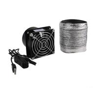 Sawhamale Ventilateur extracteur de fumée à souder alimenté par USB avec design sûr ESD, débit d'air 44 CFM, boîtier ABS, vitesse de 3500 tr/min et conduits de ventilation flexibles pour atelier