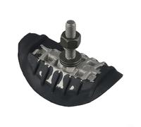 Sawhamale Verrou de jante de pneu de moto en fonte d'aluminium avec poignée en caoutchouc moulé pour moto tout-terrain, motocross et double sport, pince antidérapante, noir, compatible avec 1.6/1.85