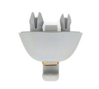 SAWILI 2Pc Gris Pare-Soleil Clip Intérieur Pare-Soleil Crochet Clip Support, for Audi, A6 C6 C7 A7 A8, for Passat, for Jetta, for Polo, Fabia 4G0857562 4F0857562 Miroir Pare-Soleil