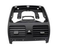 SAWILI Évent de sortie d'air Central de tableau de bord avant noir 1K0 819 728 F, for VW, for Jetta, for Golf, GTI Rabbit MK5 1K0 819 728 F 1QB Évent de climatisation du tableau de bord