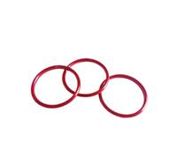 SAWILI Garniture d'anneau de sortie de ventilation de climatiseur de voiture, for Mazda MX-5 MX5, for Mazda 2 CX-3 CX3 RF ND, accessoires de voiture Garniture de grille d'aération de voiture(Inner rin