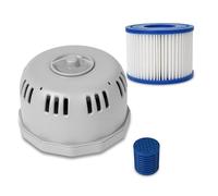 sawluv Pièce de rechange pour jacuzzi P05343, P6653 et filtre VI Spa compatible avec Best Way Cole Man Salu Spa, support de cartouche filtrante uniquement pour jacuzzi Lay-Z-Spa, avec bâton minéral