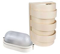 Sawo V-L028 en Bouleau avec lampe de sauna E27 IP54 et câble en silicone de 5 m SiHF