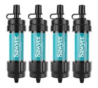 Sawyer Produits SP3404 Mini système de filtration d'eau, filtre et piston de nettoyage uniquement, lot de 4, bleu sarcelle