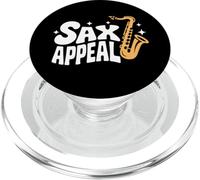 Sax Appeal - Saxophone amusant pour amateurs de musique de jazz PopSockets PopGrip pour MagSafe
