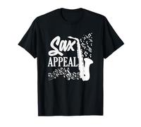 Sax Appeal Saxophone Saxophoniste Notes de Musique T-Shirt