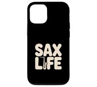 Sax Life Cool Saxophone Jazz Musician Vibes Coque pour iPhone 12/12 Pro