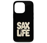 Sax Life Cool Saxophone Jazz Musician Vibes Coque pour iPhone 13 Pro