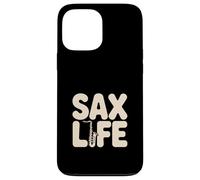 Sax Life Cool Saxophone Jazz Musician Vibes Coque pour iPhone 13 Pro Max