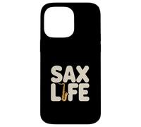 Sax Life Cool Saxophone Jazz Musician Vibes Coque pour iPhone 14 Pro Max