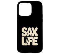 Sax Life Cool Saxophone Jazz Musician Vibes Coque pour iPhone 15 Pro Max