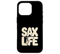Sax Life Cool Saxophone Jazz Musician Vibes Coque pour iPhone 16 Pro