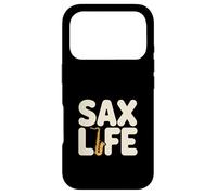 Sax Life Cool Saxophone Jazz Musician Vibes Coque pour iPhone 17 Pro