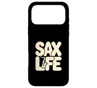 Sax Life Cool Saxophone Jazz Musician Vibes Coque pour iPhone 17 Pro Max