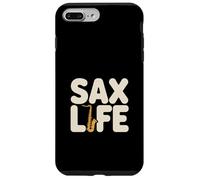 Sax Life Cool Saxophone Jazz Musician Vibes Coque pour iPhone 7 Plus/8 Plus
